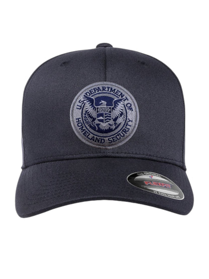 DHS SEAL EMBROIDERED FLEXFIT HAT