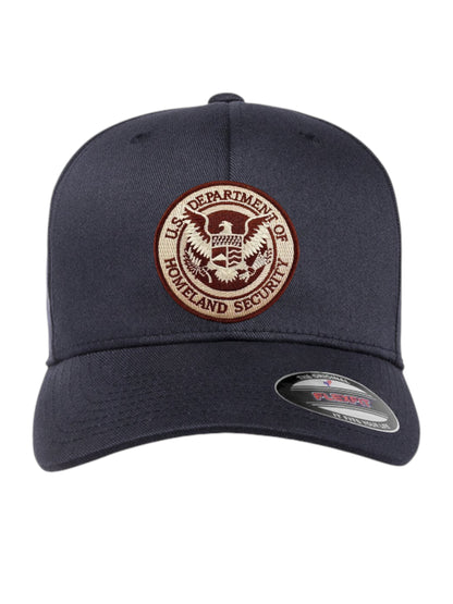 DHS SEAL EMBROIDERED FLEXFIT HAT