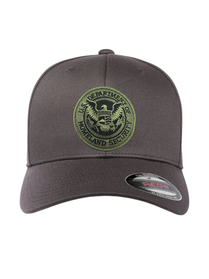 DHS SEAL EMBROIDERED FLEXFIT HAT