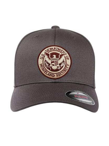 DHS SEAL EMBROIDERED FLEXFIT HAT