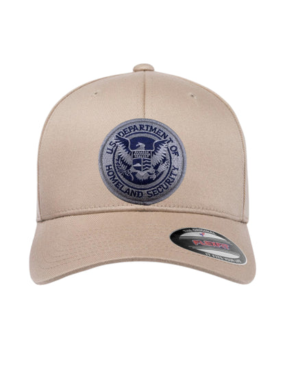 DHS SEAL EMBROIDERED FLEXFIT HAT