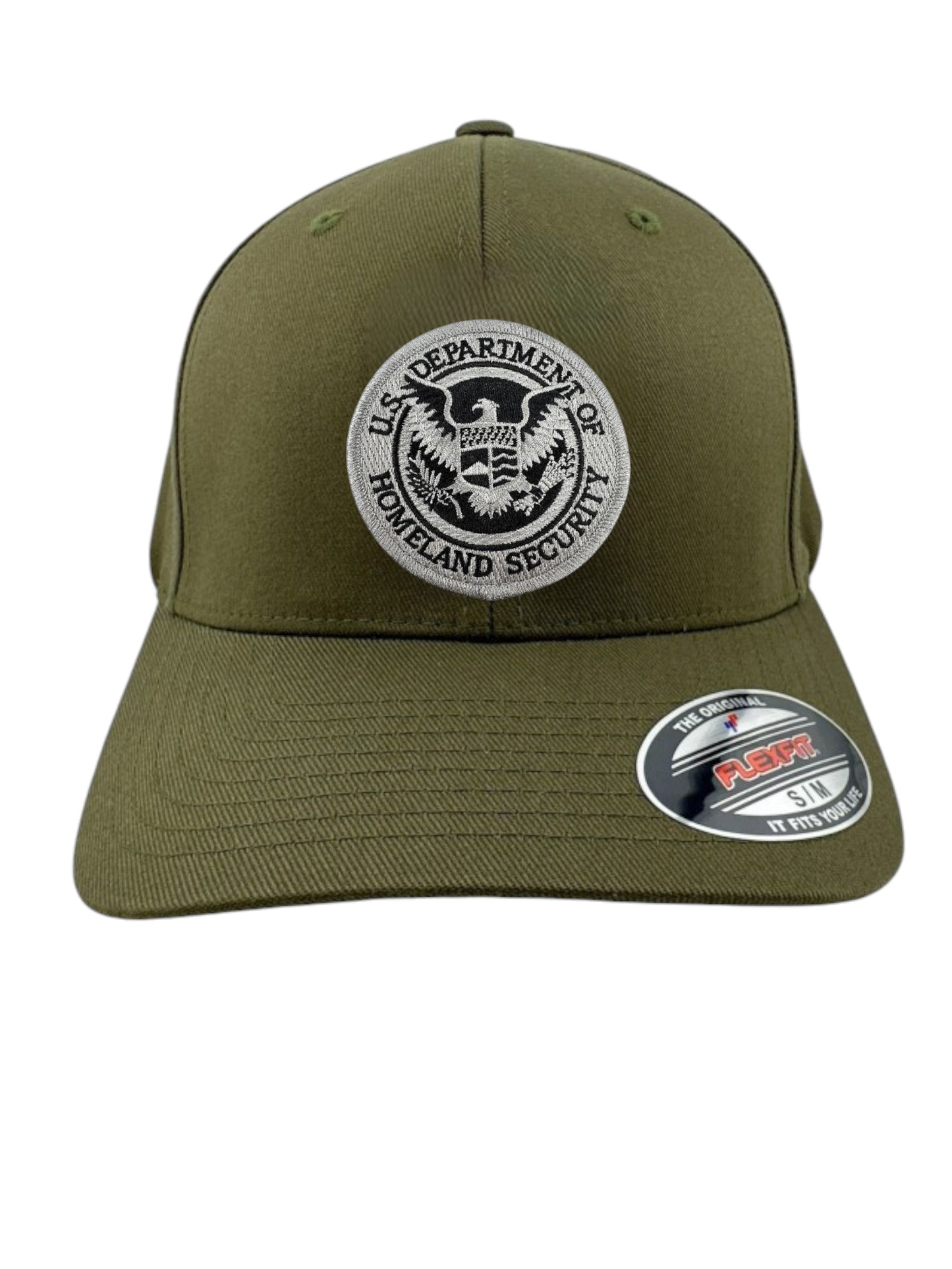 DHS SEAL EMBROIDERED FLEXFIT HAT