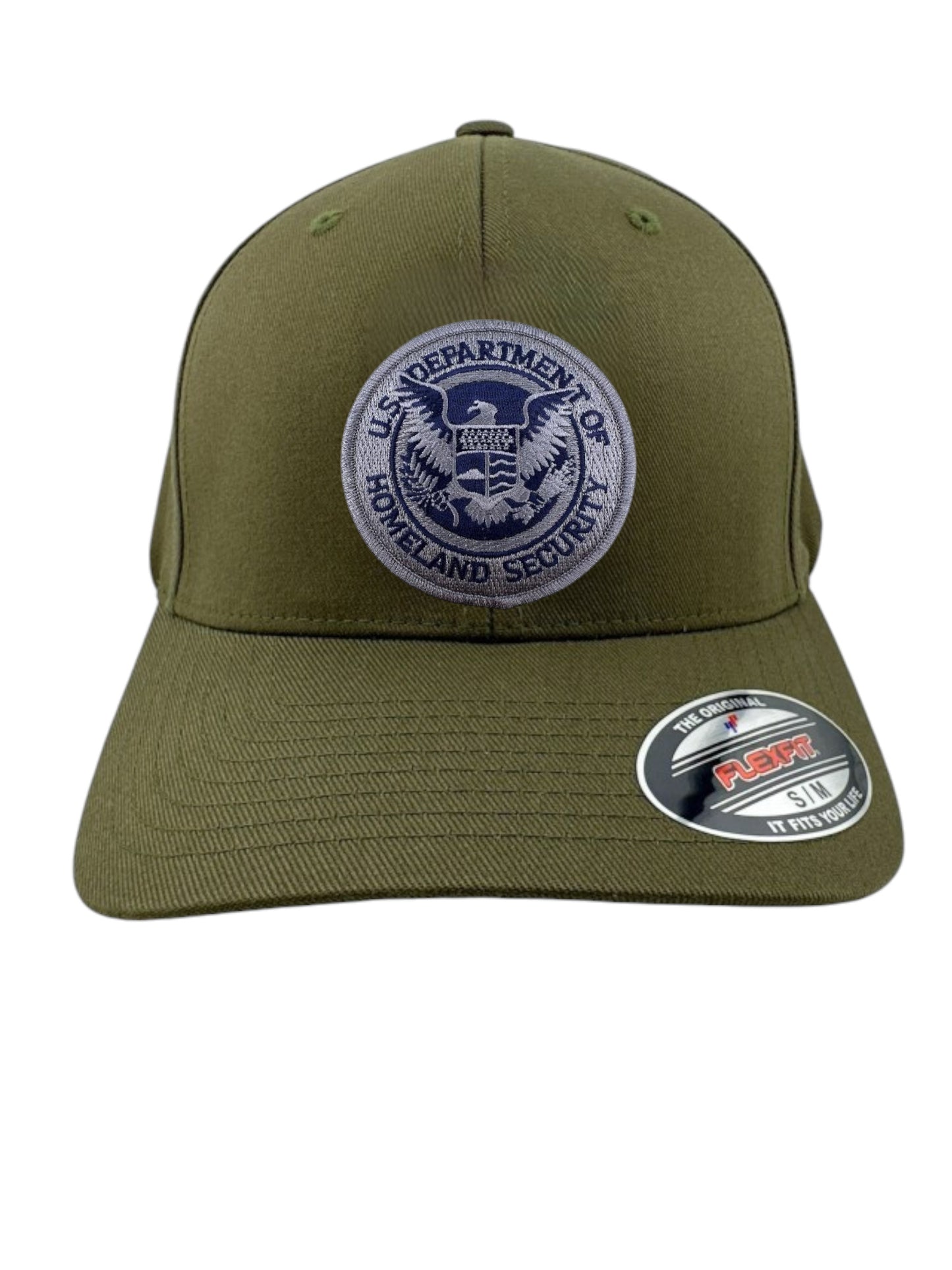 DHS SEAL EMBROIDERED FLEXFIT HAT