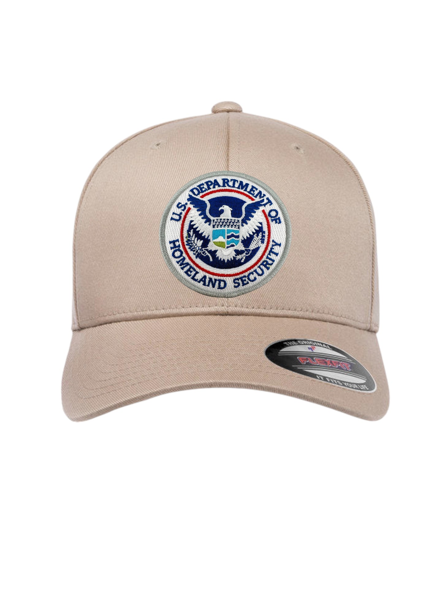 DHS SEAL EMBROIDERED FLEXFIT HAT