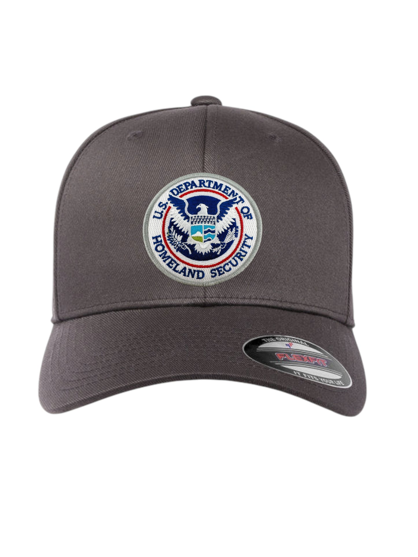 DHS SEAL EMBROIDERED FLEXFIT HAT