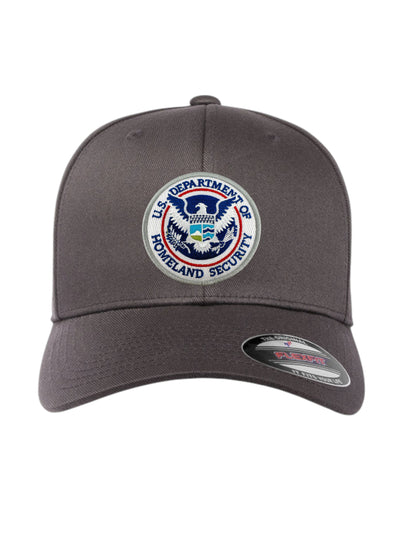 DHS SEAL EMBROIDERED FLEXFIT HAT