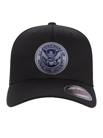 DHS SEAL EMBROIDERED FLEXFIT HAT