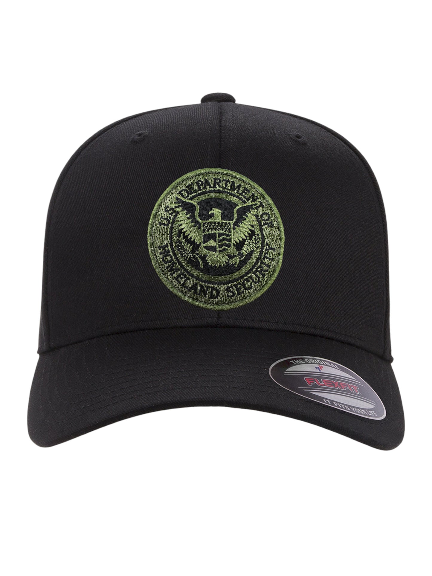 DHS SEAL EMBROIDERED FLEXFIT HAT
