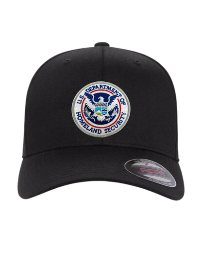 DHS SEAL EMBROIDERED FLEXFIT HAT