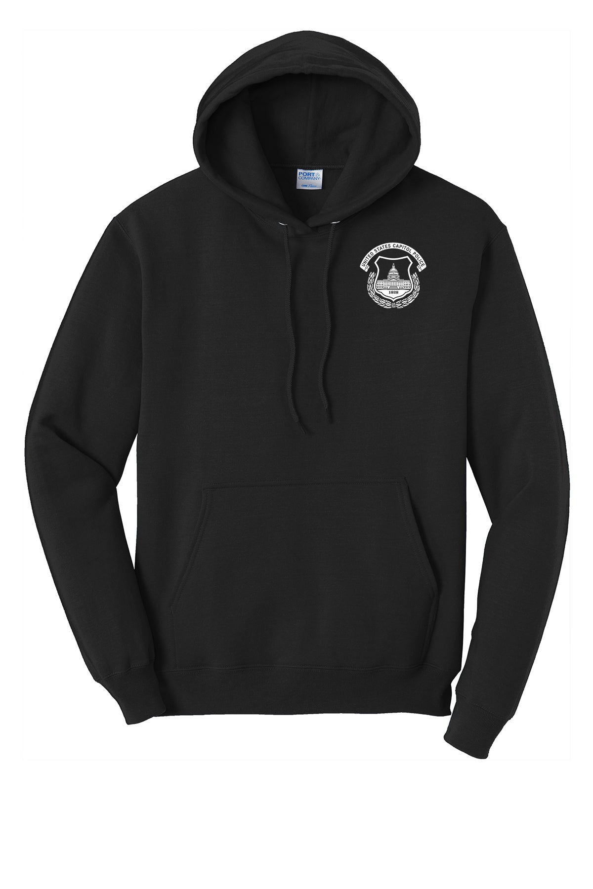 USCP SEAL HOODED SWEATSHIRT 50/50 FLEECE PC78H