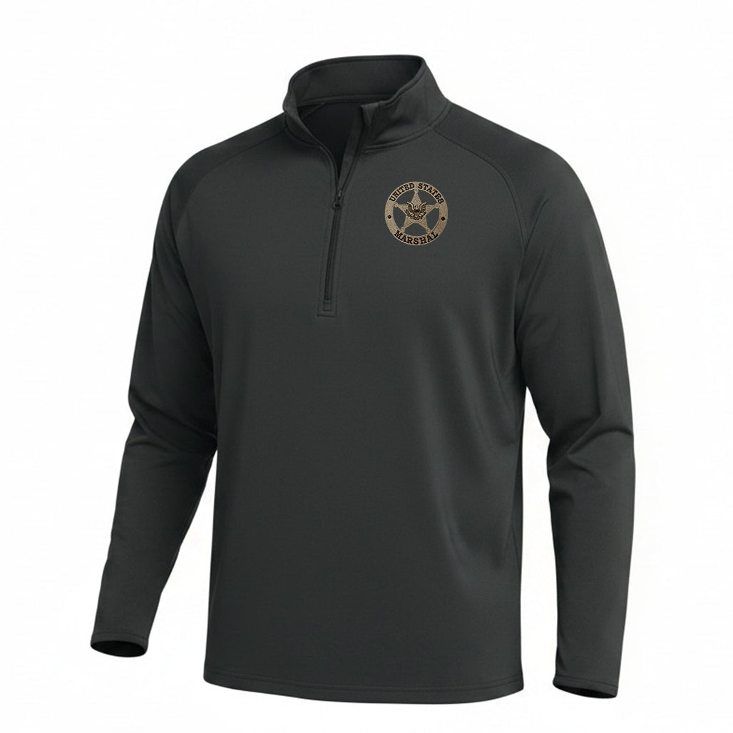 MEN'S EMB USMS STAR SPORT TEK SPORT WICK STRETCH 1/2 ZIP PULLOVER-ST850