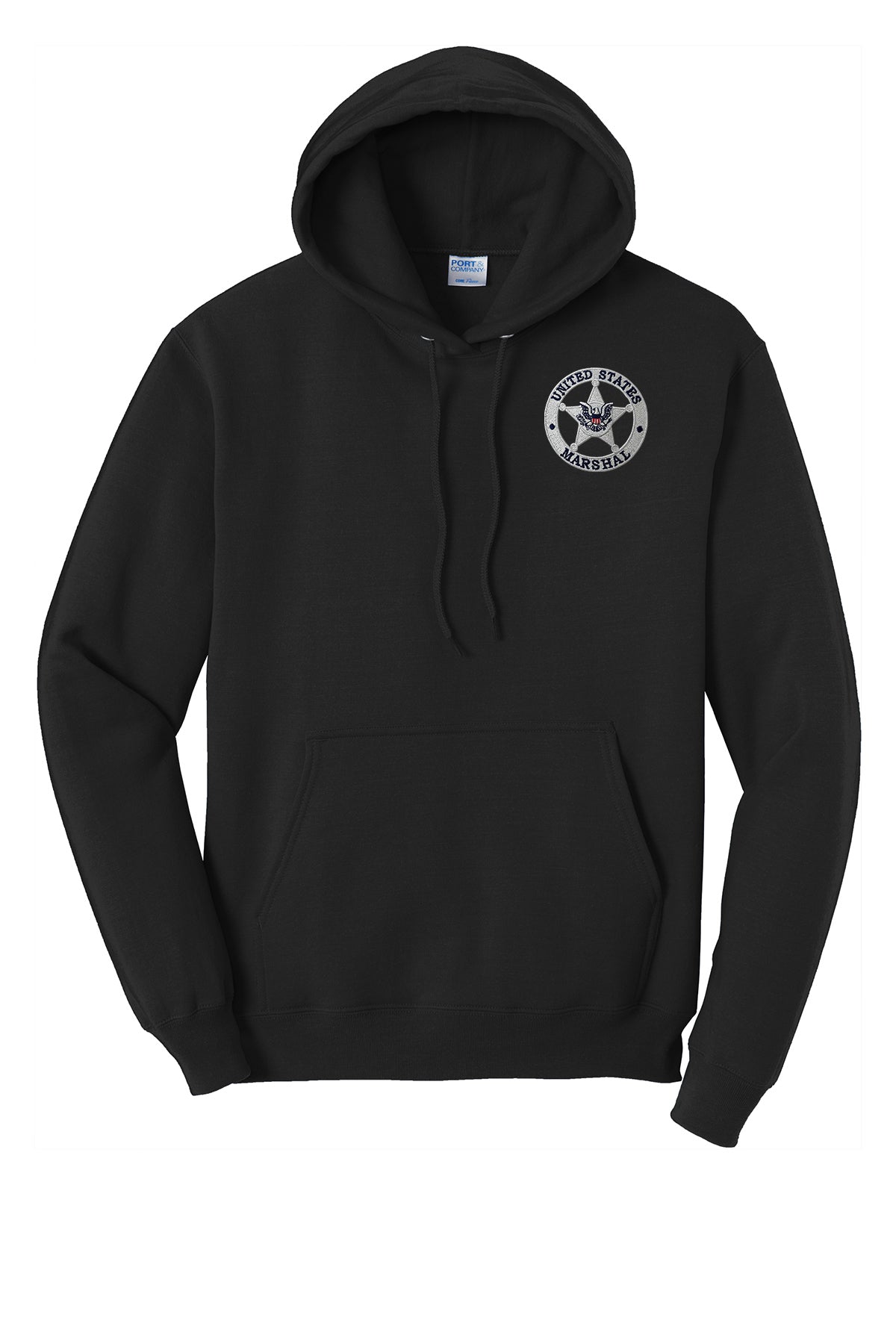 HOODED PULLOVER W/ EMBROIDERED USMS STAR-PC78H