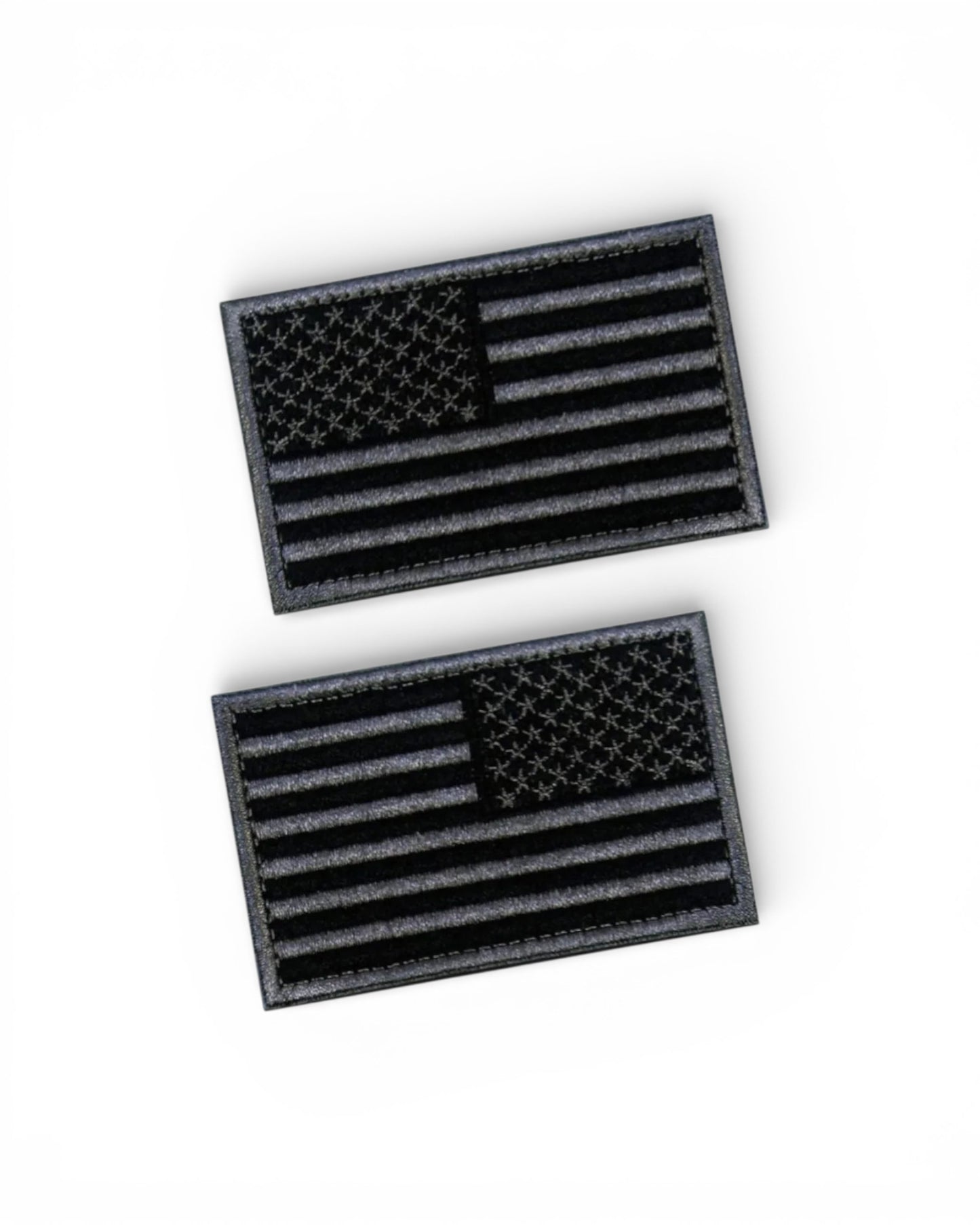 U.S. FLAG PATCH GREY/BLACK