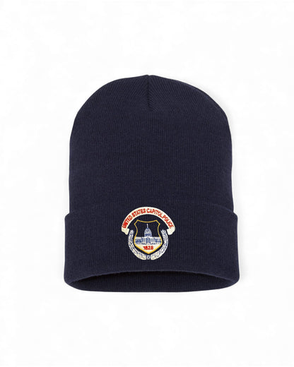 U.S. CAPITOL POLICE SEAL CUFFED KNIT BEANIE