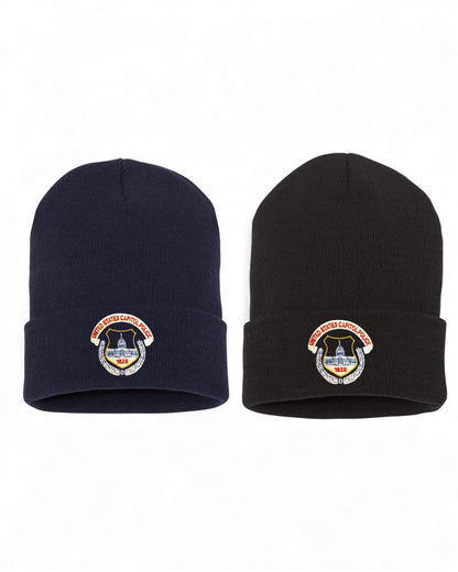 U.S. CAPITOL POLICE SEAL CUFFED KNIT BEANIE