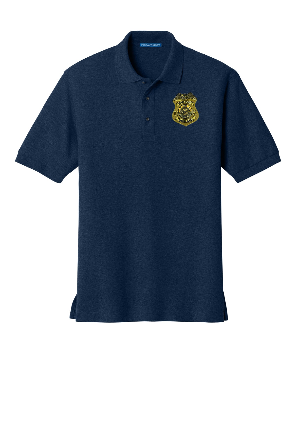 MEN'S ARMY CI S/A BADGE PORT AUTORITY POLO - K500 – Sally's Cop Shop