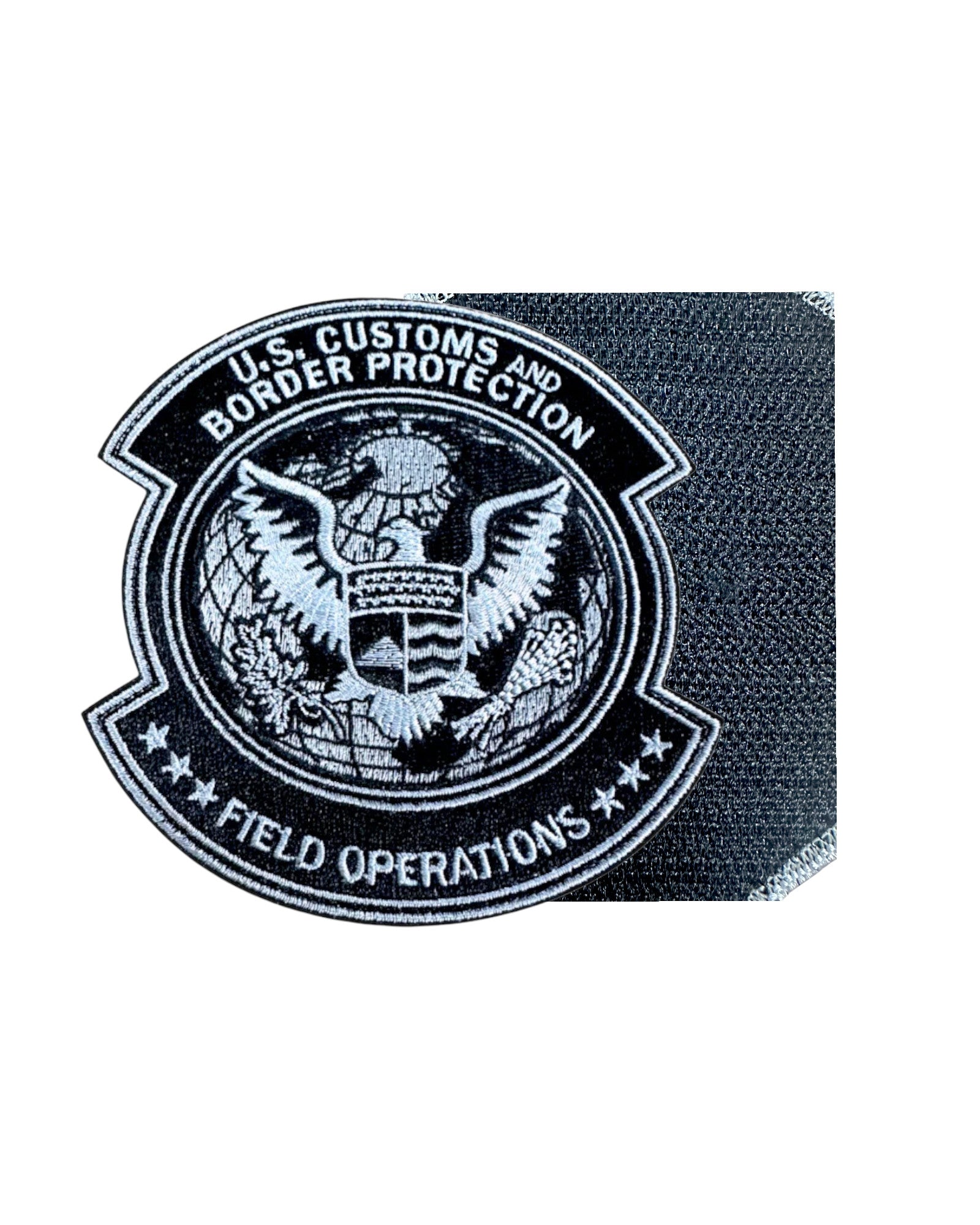 CBP FIELD OPERATIONS SHOULDER PATCH BLACK/GREY – Sally's Cop Shop