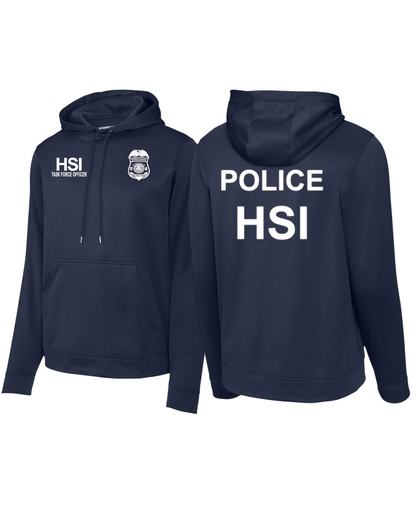 HSI TASK FORCE OFFICER WICKING HOODED SWEATSHIRT-F244