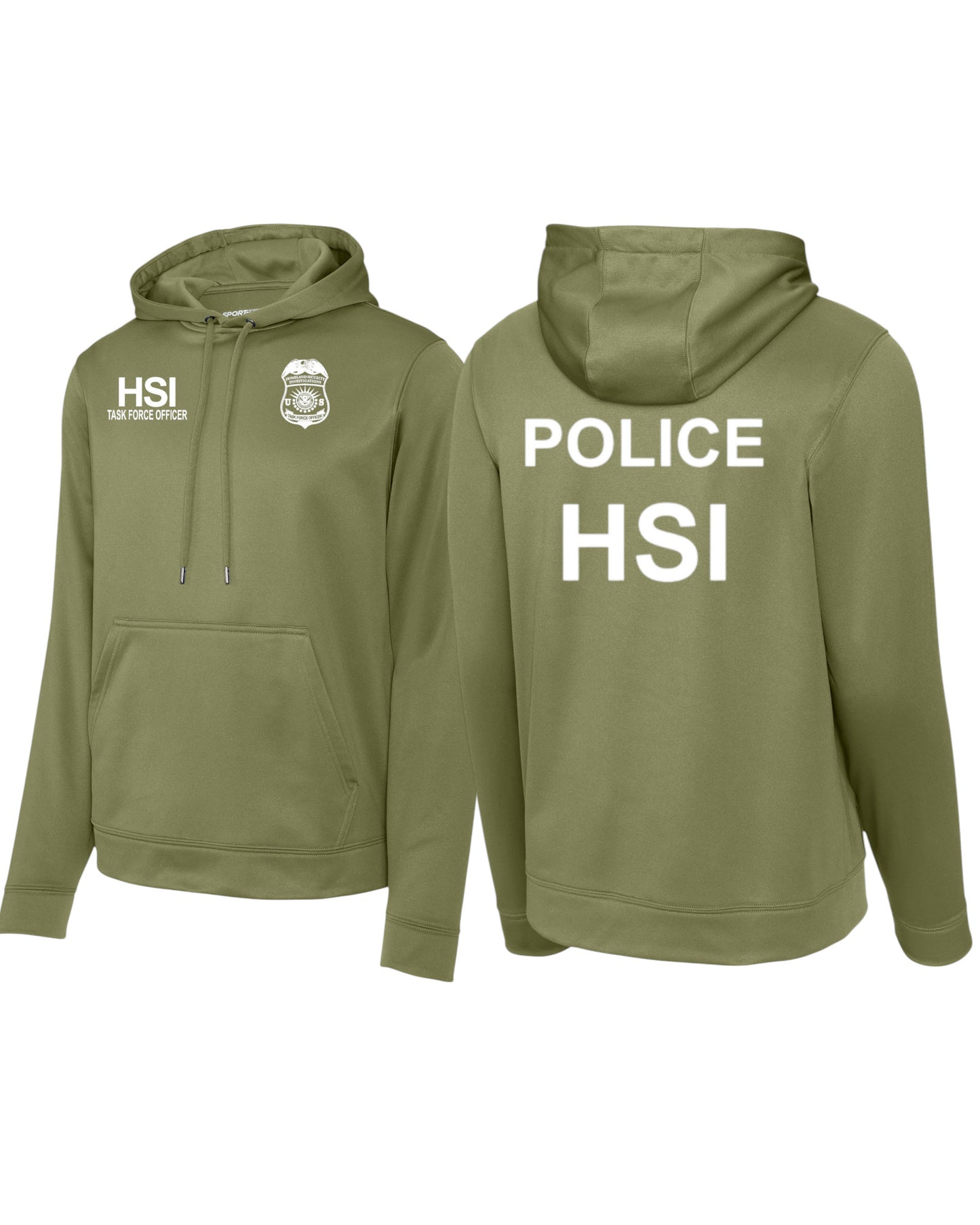 HSI TASK FORCE OFFICER WICKING HOODED SWEATSHIRT-F244