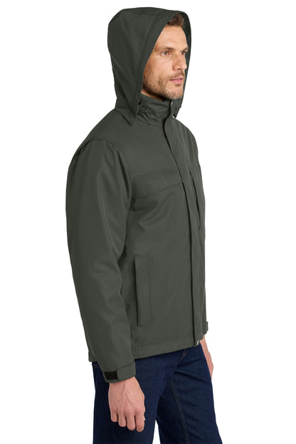PORT AUTHORITY HERRINGBONE 3-IN-1 PARKA-J302