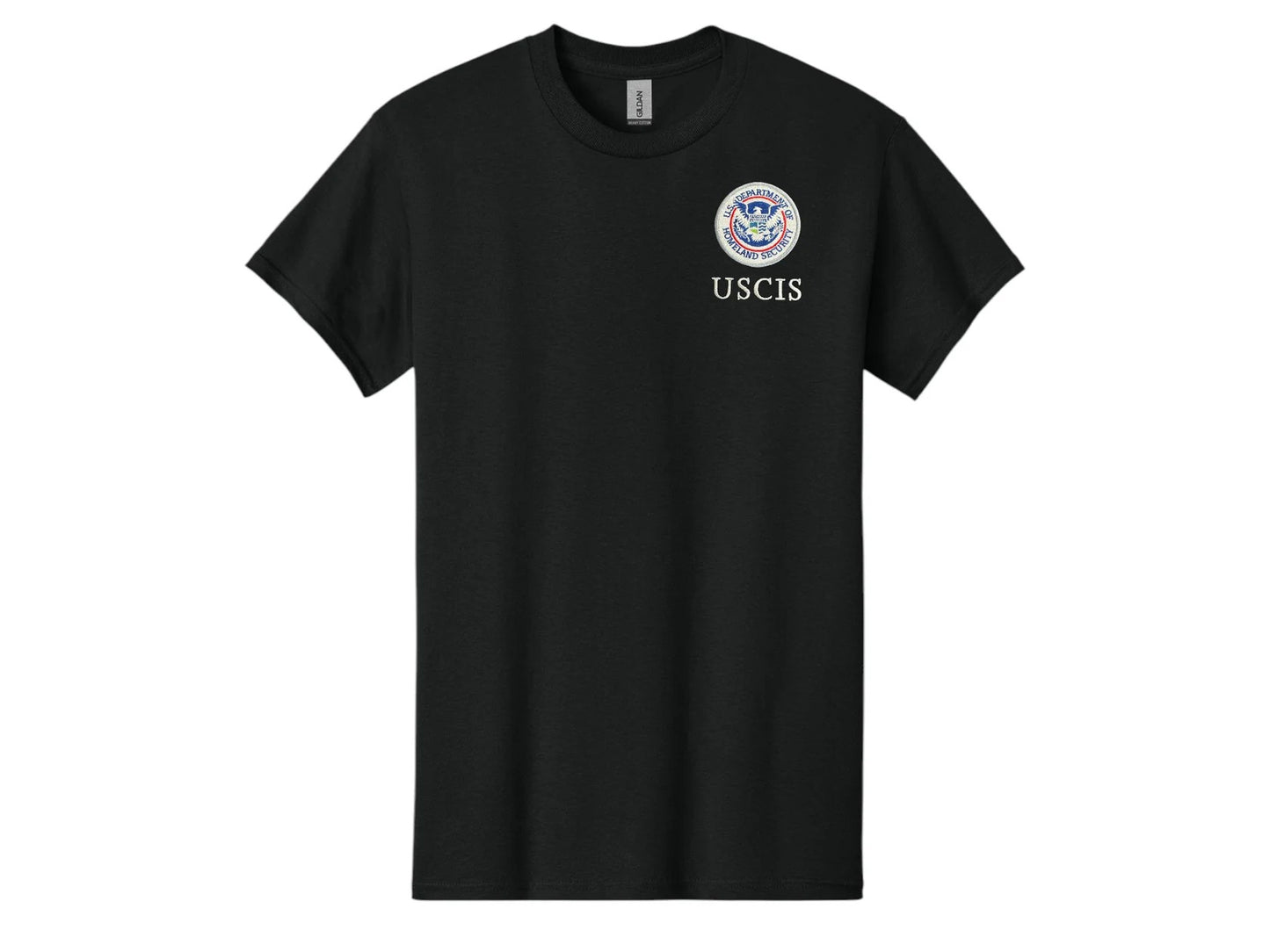 USCIS CLASS HEAVY COTTON T-SHIRT-5000 CLEARANCE