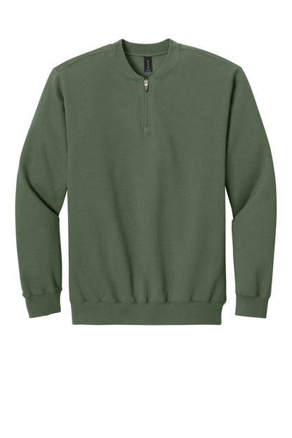 GILDEN SOFTSTYLE MIDWEIGHT FLEECE 1/4 ZIP: SF008