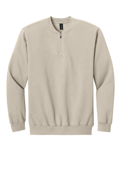 GILDEN SOFTSTYLE MIDWEIGHT FLEECE 1/4 ZIP: SF008