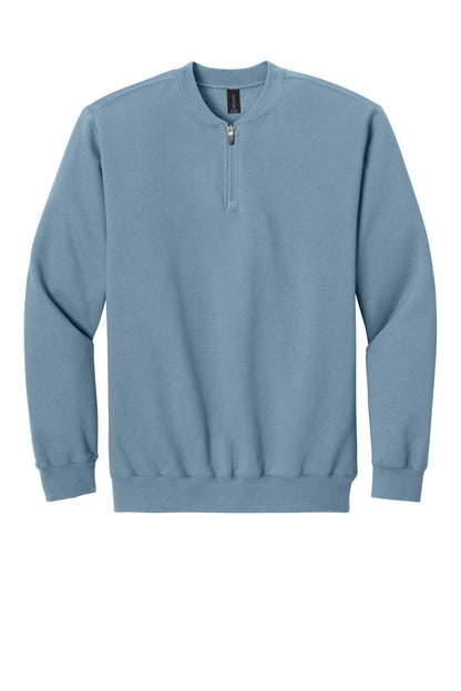 GILDEN SOFTSTYLE MIDWEIGHT FLEECE 1/4 ZIP: SF008