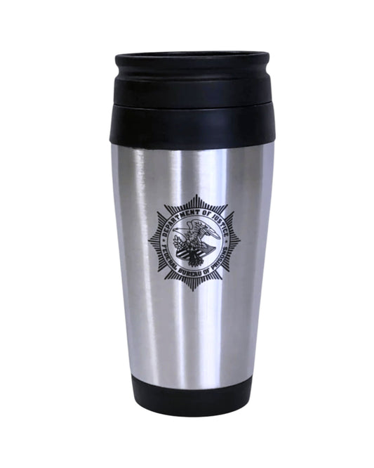 CLEARANCE BOP STAINLESS STEEL TRAVEL MUG