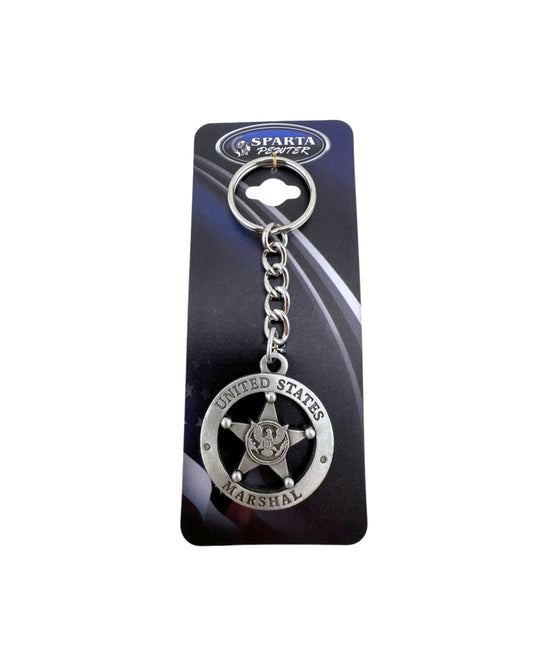 USMS PEWTER KEYCHAIN