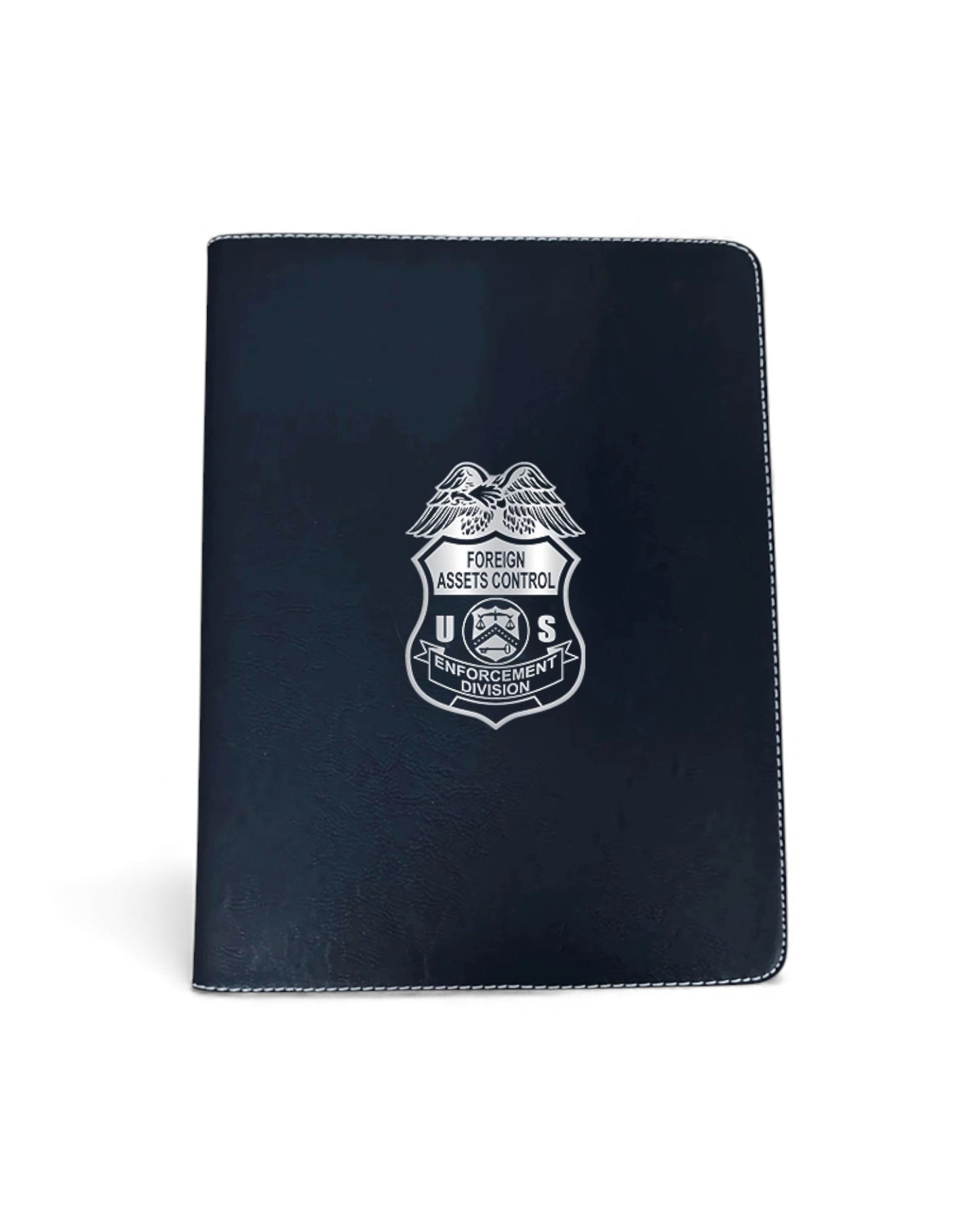 OFAC ENFORCEMENT ZIPPERED LEATHERLETTE PADFOLIO