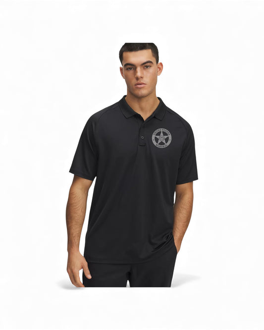 UA TACTICAL PERFORMACE POLO W/ PRINTED USMS STAR-6004146