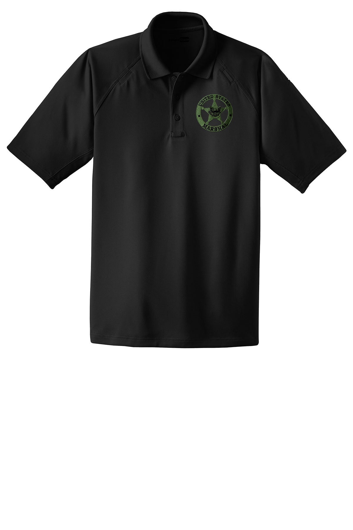 MEN'S TACTICAL PERFORMANCE POLO W/ USMS STAR-CS410