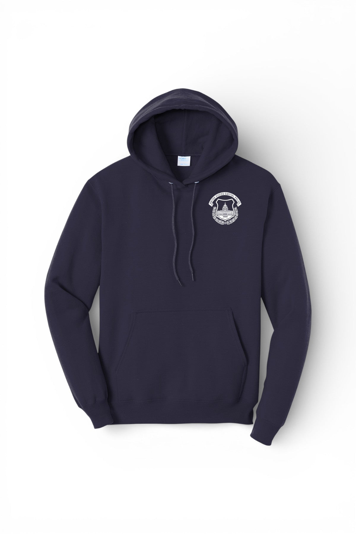 USCP SEAL HOODED SWEATSHIRT 50/50 FLEECE PC78H