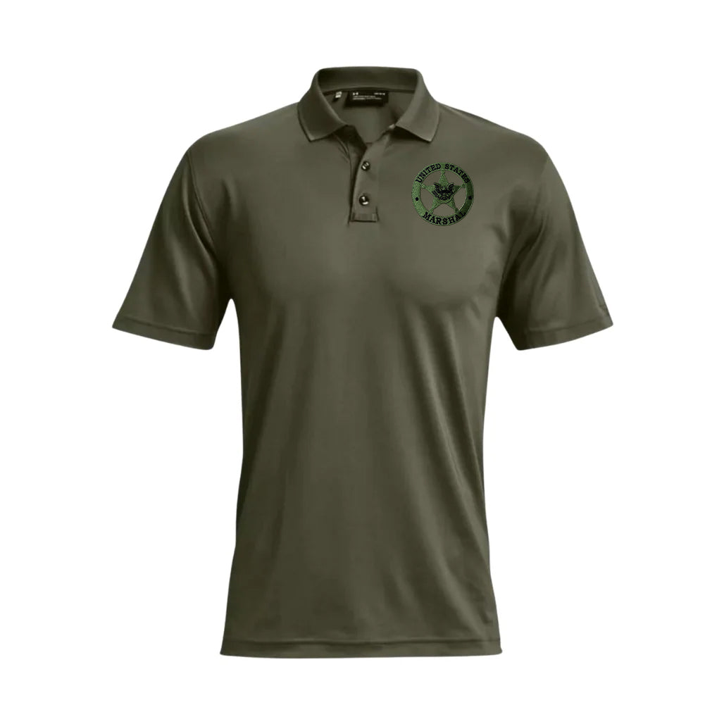 UA TACTICAL PERFORMACE POLO W/ EMB USMS STAR-6004146