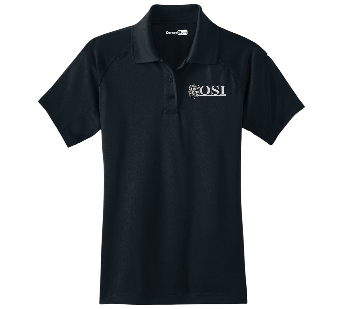 WOMEN'S OSI LOGO CORNERSTONE TACTICAL POLO-CS411
