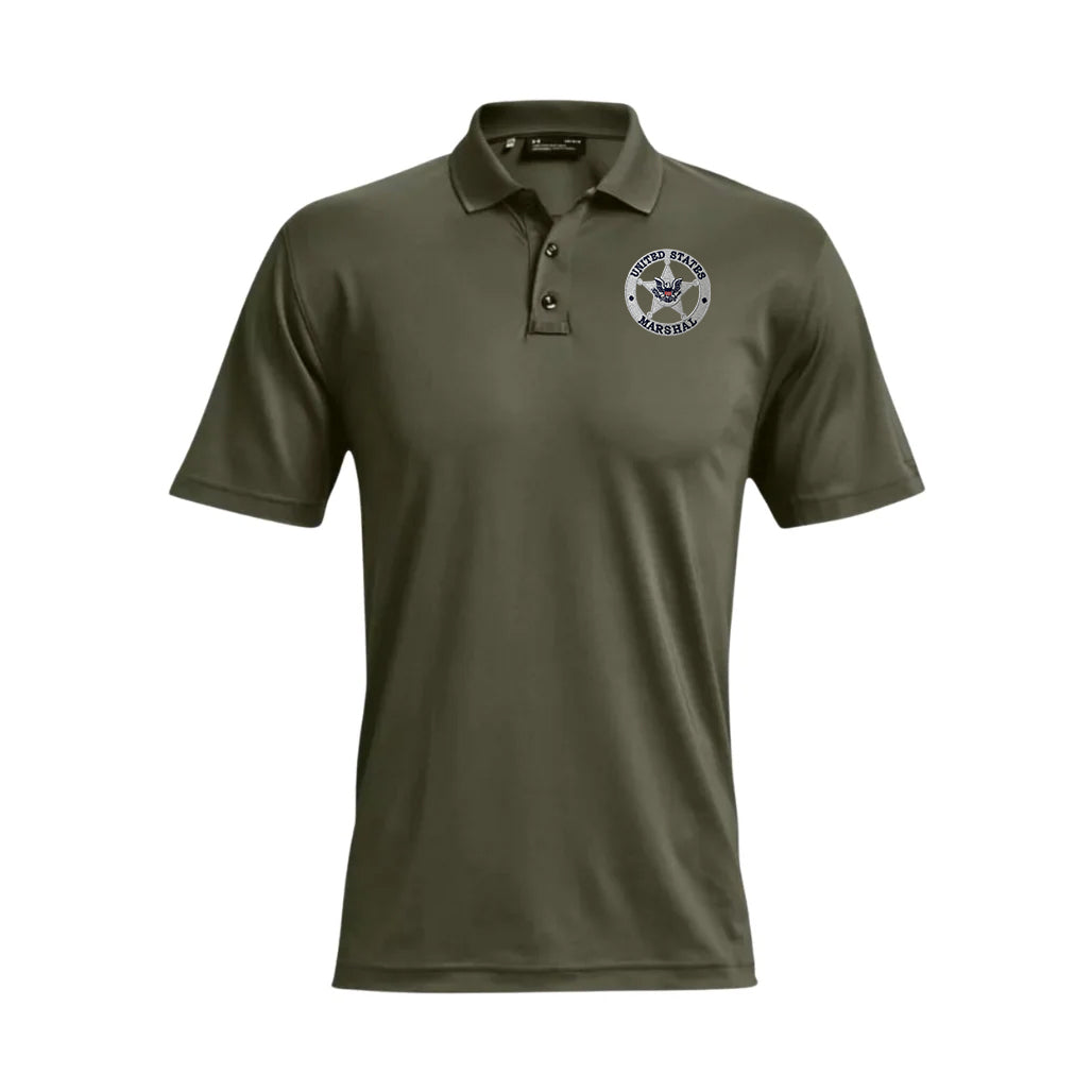 UA TACTICAL PERFORMACE POLO W/ EMB USMS STAR-6004146