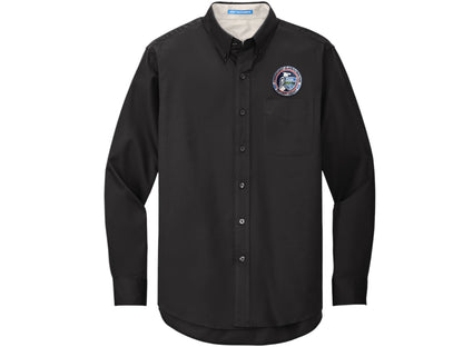 MEN'S CISA SEAL BUTTON UP DRESS SHIRT-S608