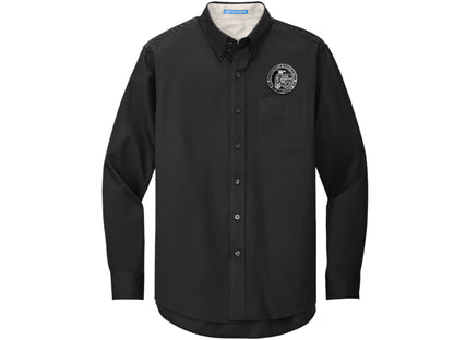 MEN'S CISA SEAL BUTTON UP DRESS SHIRT-S608