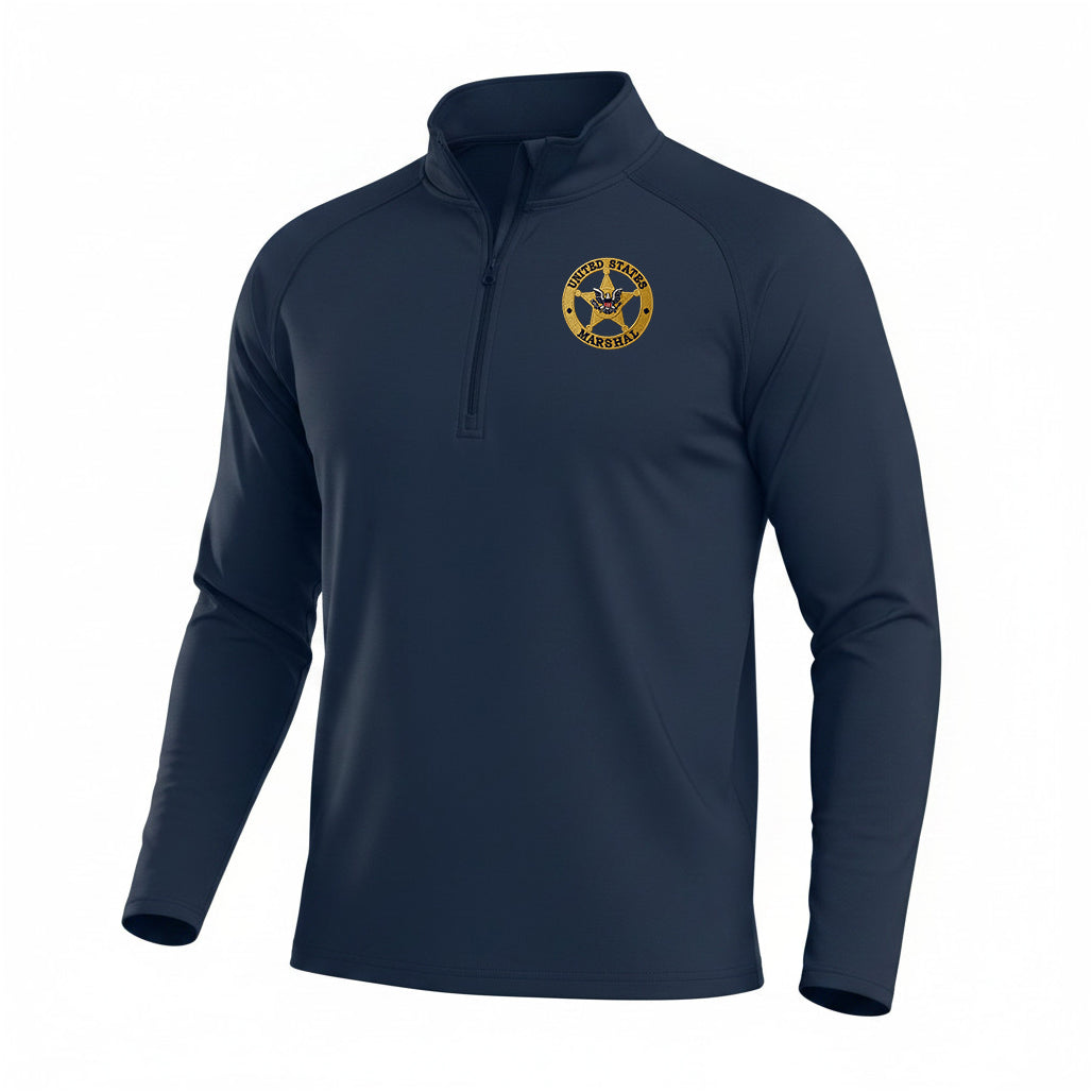 MEN'S EMB USMS STAR SPORT TEK SPORT WICK STRETCH 1/2 ZIP PULLOVER-ST850