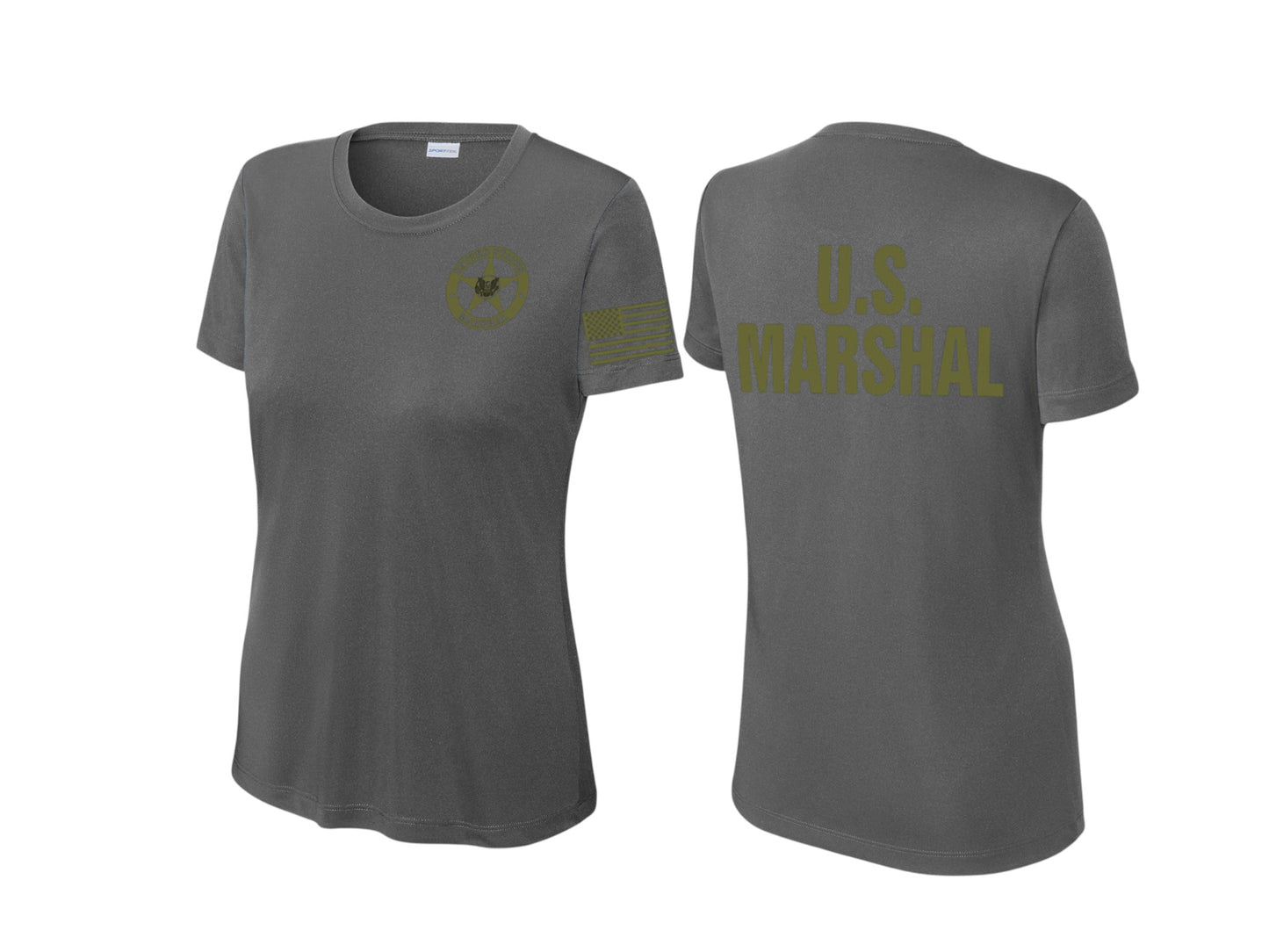 WOMEN'S USMS MOISTURE WICKING CUSTOM RAID T-SHIRT-LST350