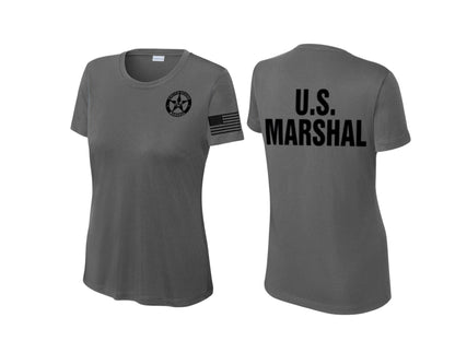 WOMEN'S USMS MOISTURE WICKING CUSTOM RAID T-SHIRT-LST350