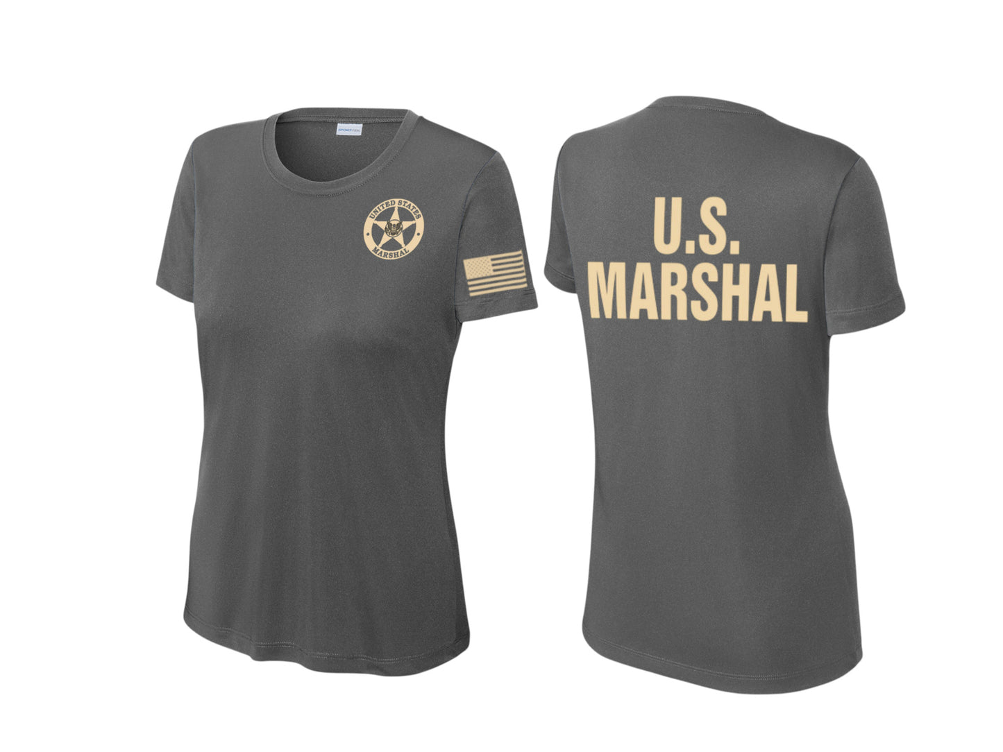 WOMEN'S USMS MOISTURE WICKING CUSTOM RAID T-SHIRT-LST350