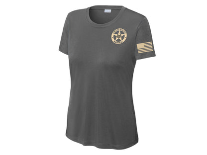 WOMEN'S USMS MOISTURE WICKING CUSTOM RAID T-SHIRT-LST350