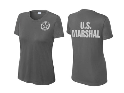 WOMEN'S USMS MOISTURE WICKING CUSTOM RAID T-SHIRT-LST350