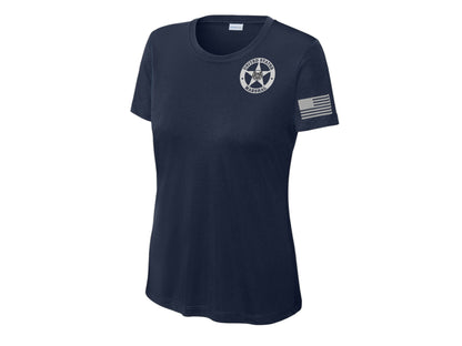 WOMEN'S USMS MOISTURE WICKING CUSTOM RAID T-SHIRT-LST350