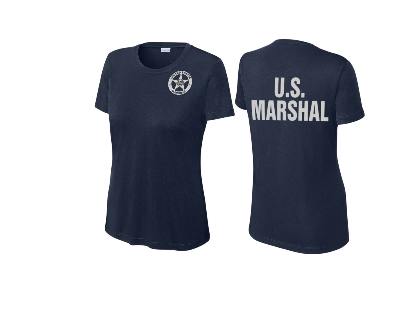 WOMEN'S USMS MOISTURE WICKING CUSTOM RAID T-SHIRT-LST350