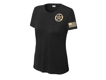 WOMEN'S USMS MOISTURE WICKING CUSTOM RAID T-SHIRT-LST350