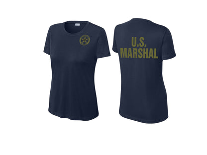 WOMEN'S USMS MOISTURE WICKING CUSTOM RAID T-SHIRT-LST350