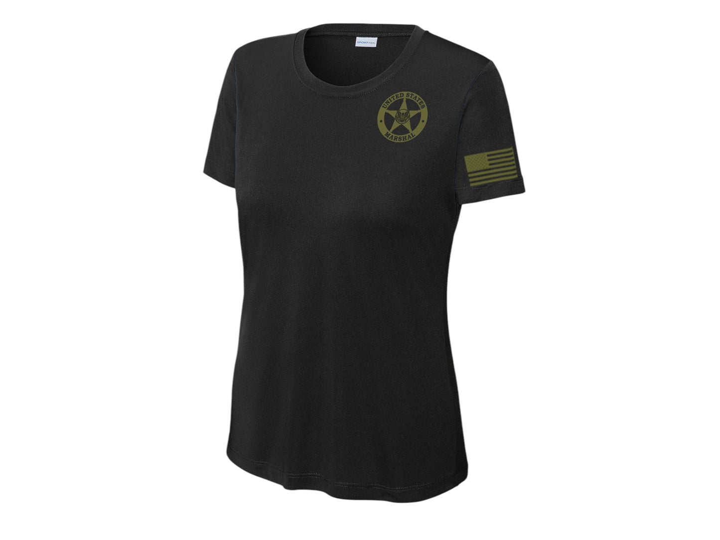 WOMEN'S USMS MOISTURE WICKING CUSTOM RAID T-SHIRT-LST350